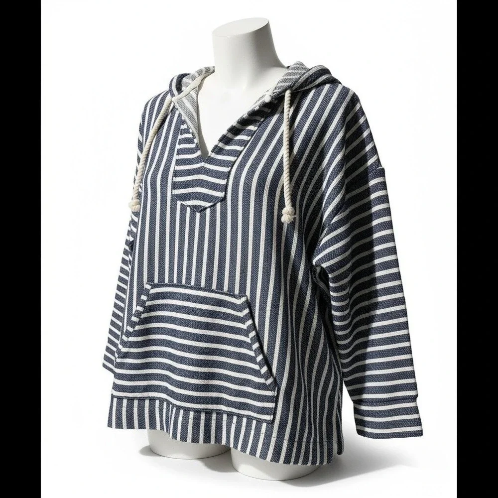J. Crew striped hoodie